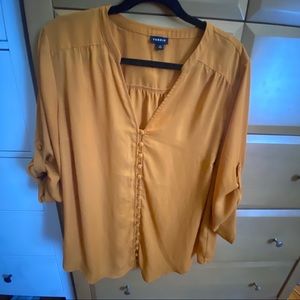 Mustard yellow blouse